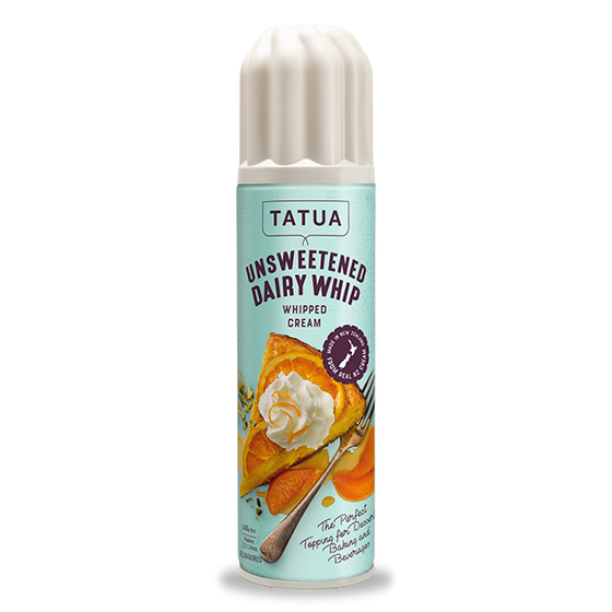 Tatua Whipped Cream Can Unsweetened 500g