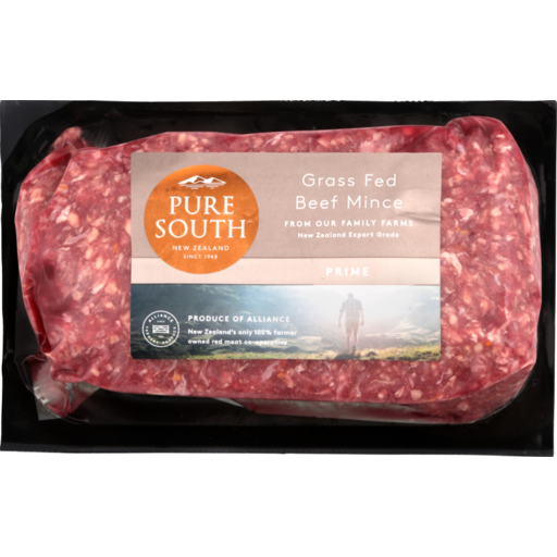 NZ Primary Pure South Beef Mince 1kg