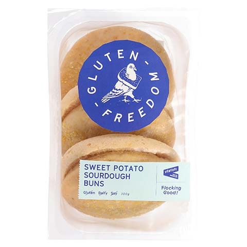 (DIS) Venerdi Gluten Free Sweet Potato Sourdough BUN, vegan friendly