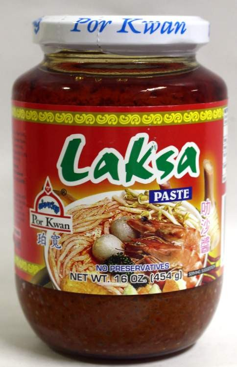 (DIS) Laksa Curry Paste, Por Kwan 454g