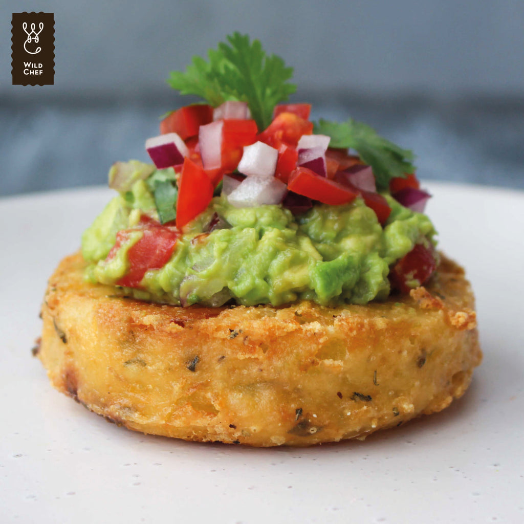 Wild Chef PARMESAN HASH CAKES 80g x30pc per bag, 2.4kg Gluten Free