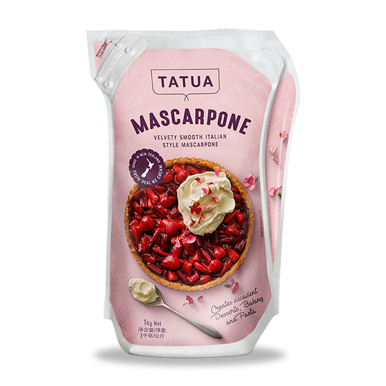 Tatua Mascarpone Cream Cheese 1kg (spread, savoury & dessert)