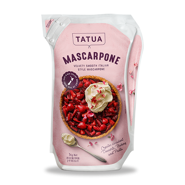Tatua Mascarpone Cream Cheese 1kg (spread, savoury & dessert)