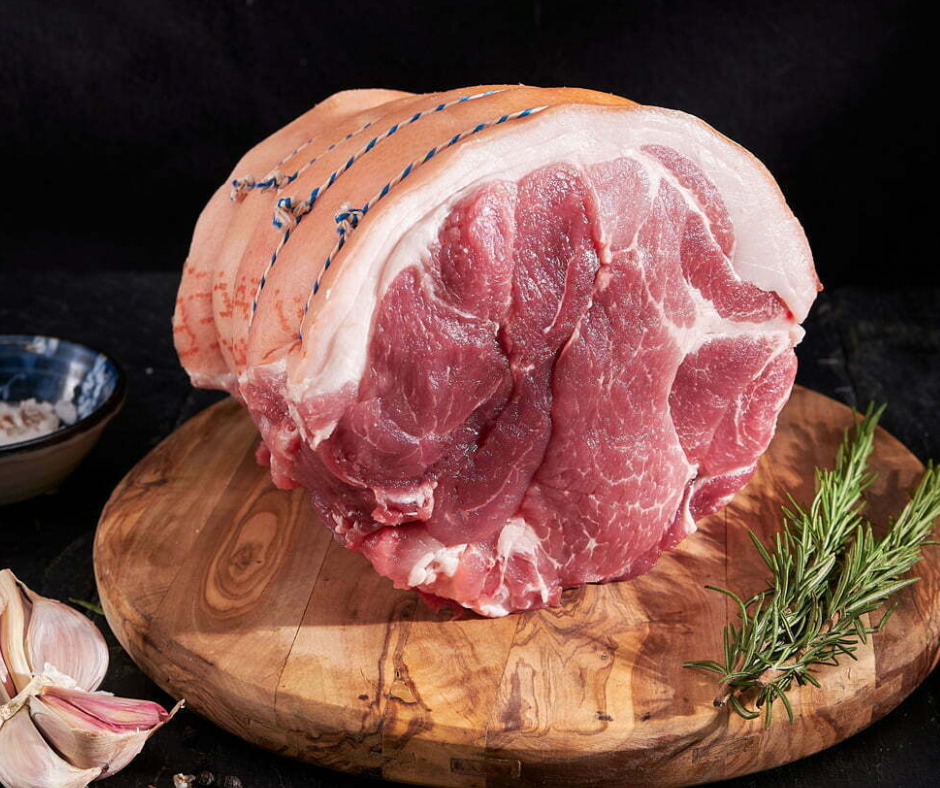 Sevent Point, Boneless Pork Picnic Shoulder Rind Average weight 4kg - 6kg-On, price per kg