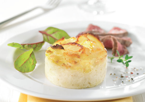 (DIS) FRENCH POTATO GRATIN 120g, 48 pc (Traiteur de Paris) 5.76 kg