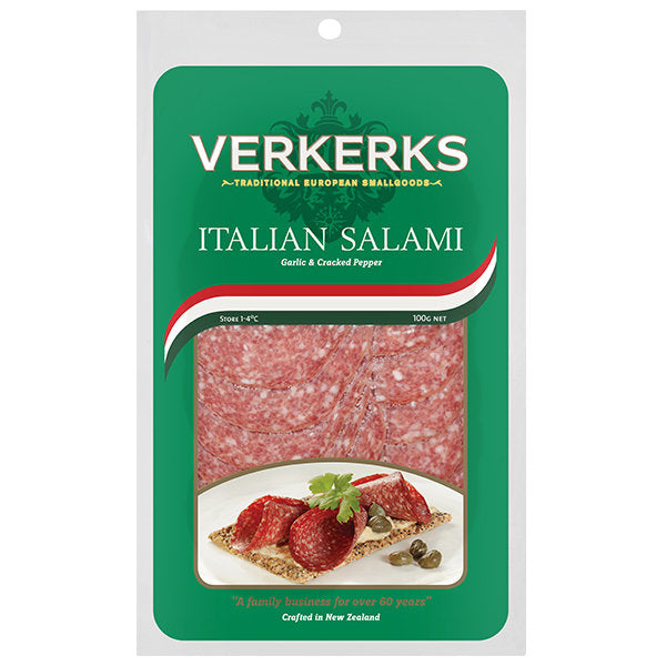 Salami, Verkerks Italian Slice 100g