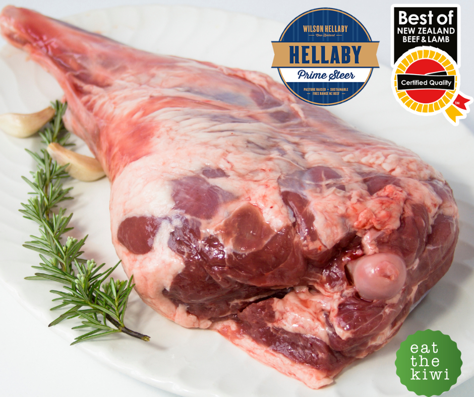 Hellaby NZ Prime Lamb Leg (Bone In), average weight 2-4kg, price per kg