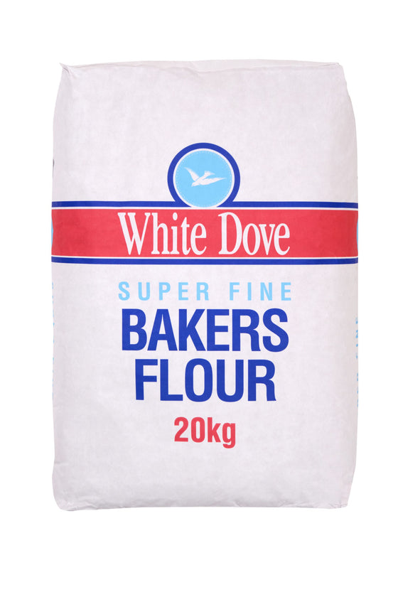 NZ, White Dove Bakers Flour 20kg