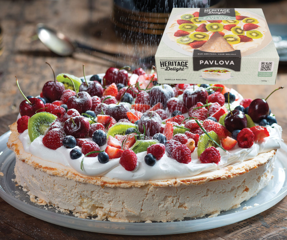 (DIS) Frozen, 500g Heritage Delight Original Vanilla Pavlovas