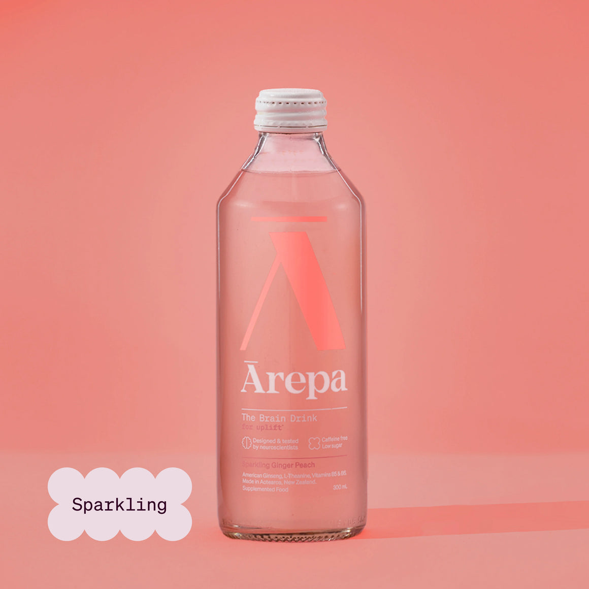 (DIS) Arepa Uplift Hot Ginger Peach 300ml